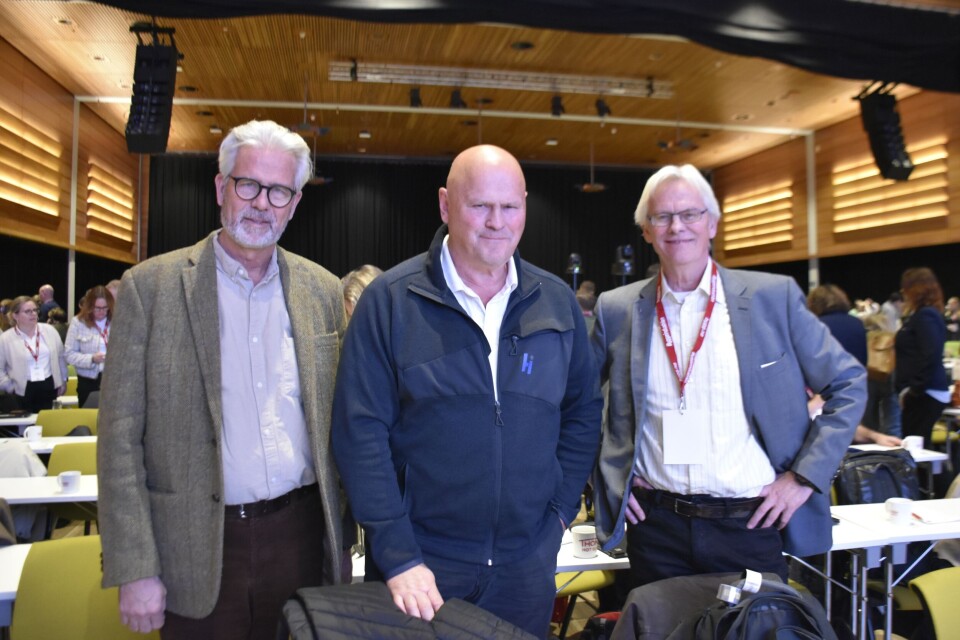 Albert Hæhre (i midten) sammen med Jon Sandnes og Knut Aaneland i IA-bransjeprogram for bygg og anlegg under HMS-konferansen denne uken. Albert Hæhre (i midten) sammen med Jon Sandnes og Knut Aaneland i IA-bransjeprogram for bygg og anlegg under HMS-konferansen denne uken.