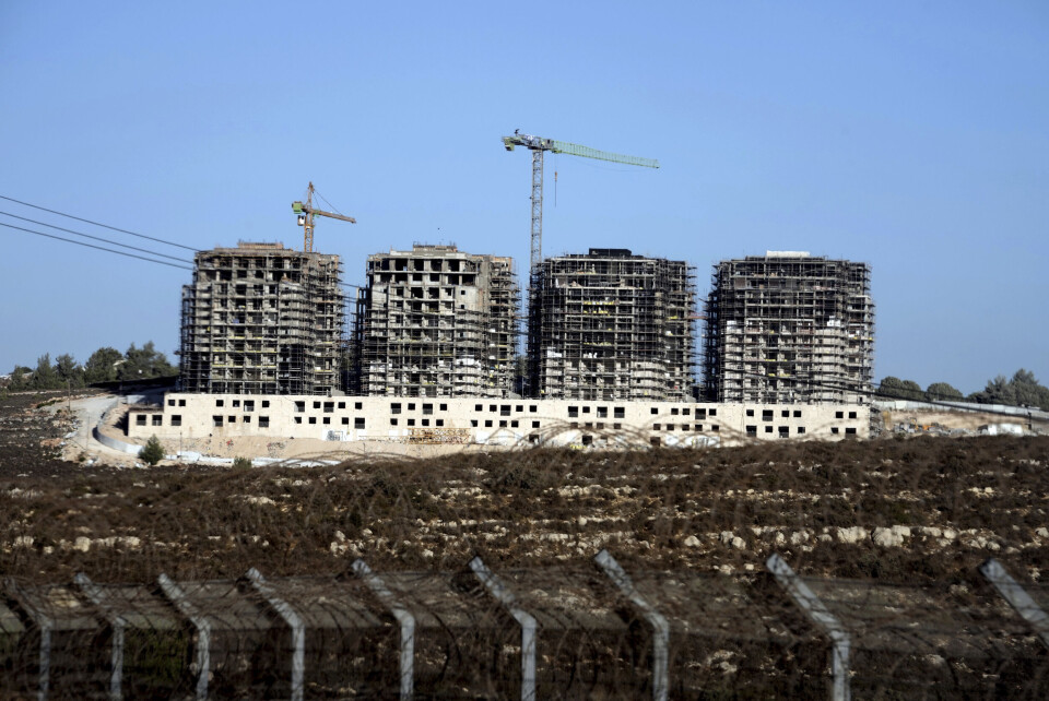 Bildet viser byggingen av en israelsk bosetting på Vestbredden i 2022. Bildet viser byggingen av en israelsk bosetting på Vestbredden i 2022. Foto: AP Photo/Mahmoud Illean