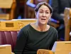 Arbeids- og inkluderingsminister Tonje Brenna (Ap) er fornøyd med ta regjeringen tiltak i arbeidsmarkedet stort sett har vist seg å gi positiv effekt. Foto: Terje Pedersen / NTB