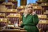 Mona Fagerås (SV) reagerer på innleieandelen på Follobane-prosjektet. Foto: Ole Berg-Rusten / NTB