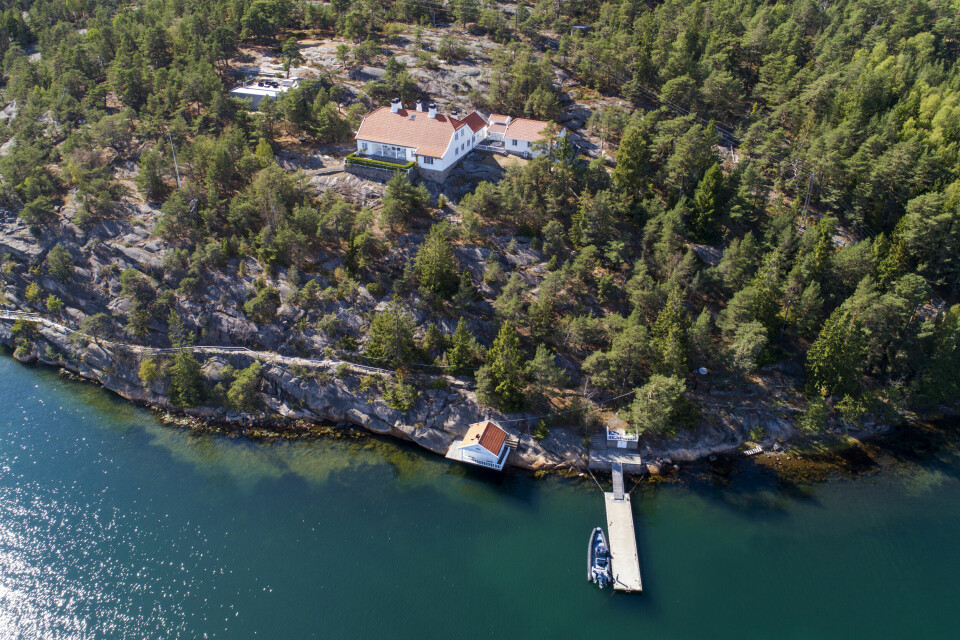 Prinsesse Märtha Louise sitt feriested Bloksberg på Hankø i Østfold.