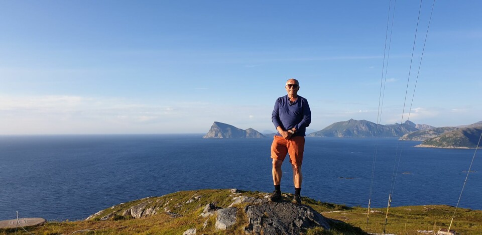 Kjell Harald Kristoffersen liker godt å være aktiv ute i naturen. Foto: Privat