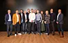 Fra venstre: Gunnar Blikstad, Stefan Ivarsson, Nils Østnes, Terje Solli, Jørn Thomas Skovly, Haakon Bjørge, Oddbjørn Svendsen, Jan Remi Nilsen, Line Bergmann, Trond Finsrud, Simen Andreassen og Lars Ole Grepperud. Foto: Ronny Østnes