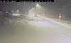 E6 over Saltfjellet i Nordland ble stengt onsdag ettermiddag. Dette bildet er fra Sørelva. Statens vegvesen advarer om at et nytt uvær kan føre til flere stengte veier de neste dagene. Foto: Webkamera Statens Vegvesen / NTB