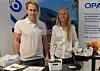 Bjørn Håkon Elgen Semb og Sofie Wessel Lund på stand på årets BM-dag. Foto: OPAK