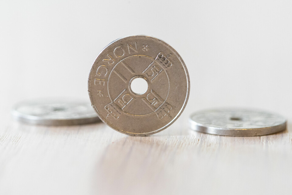 Oslo 20200323. Den norske krona har falt med rundt 30 prosent på en med.