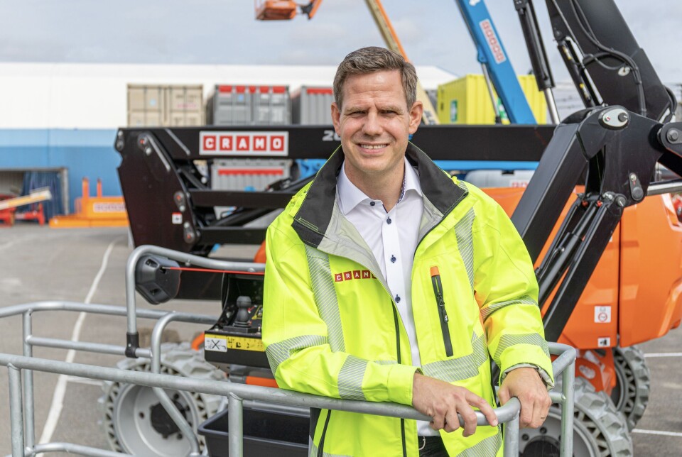 Administrerende direktør i , Thomas Astrup. Administrerende direktør i Cramo, Thomas Astrup. Foto: Cramo