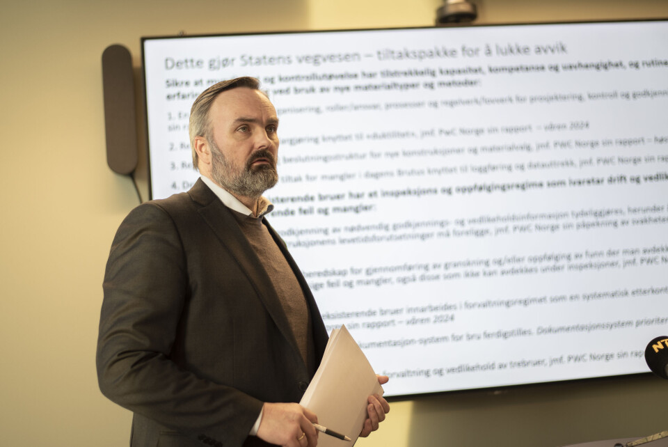 Divisjonsdirektør Bjørn Laksforsmo for drift og vedlikehold i Statens vegvesen.